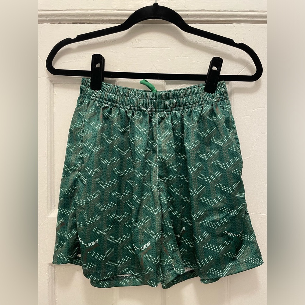 Goyard print gym short